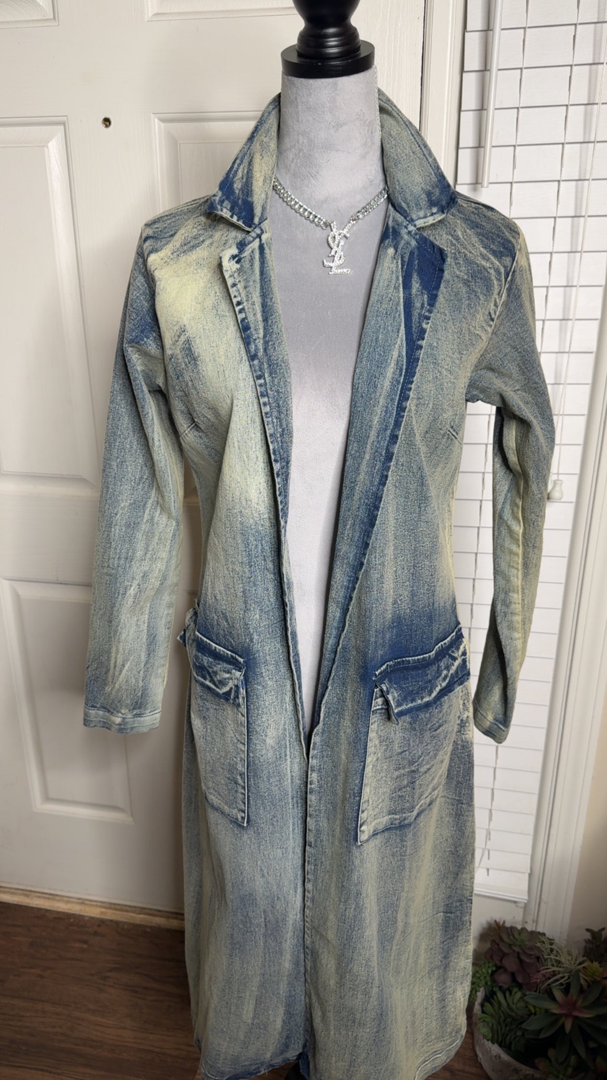 NEW! Denim trench coat