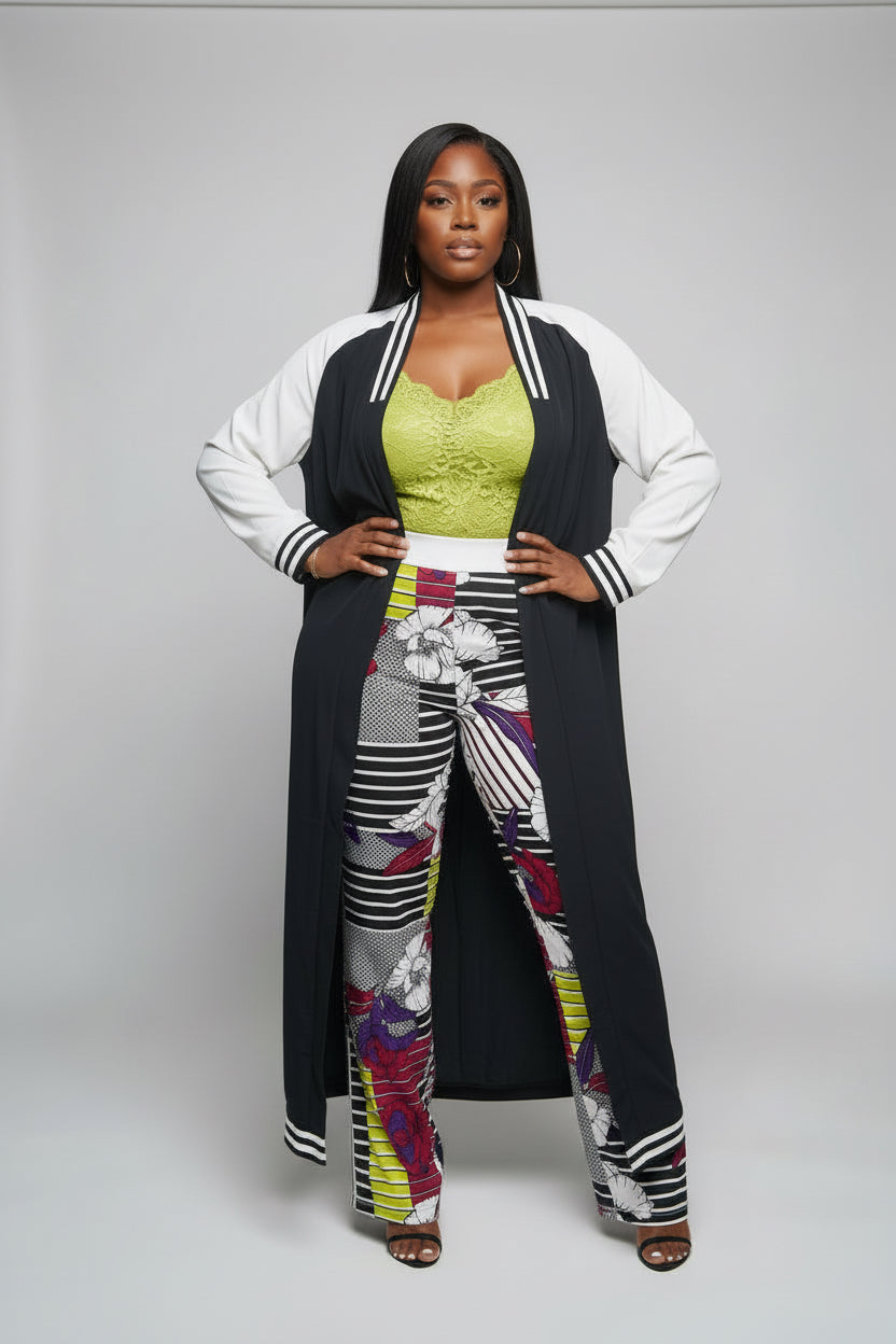 2pc duster/pant set (under tops not included just style inspo)