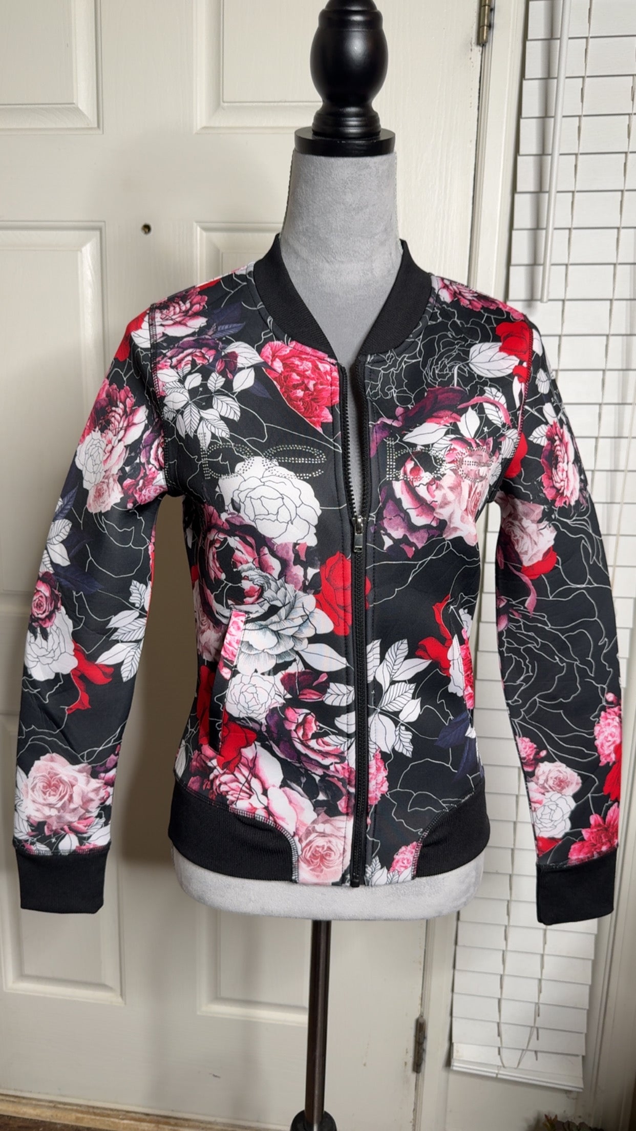 BEBE floral jacket