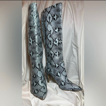 Steve Madden snake print boot