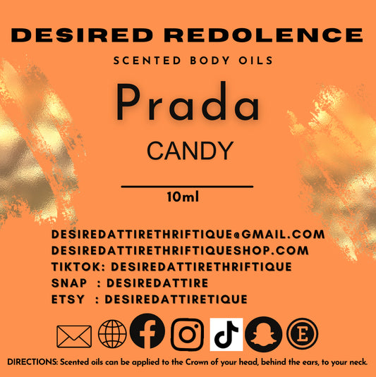 DESIRED REDOLENCE SCENT BODY OIL~PRADA Candy