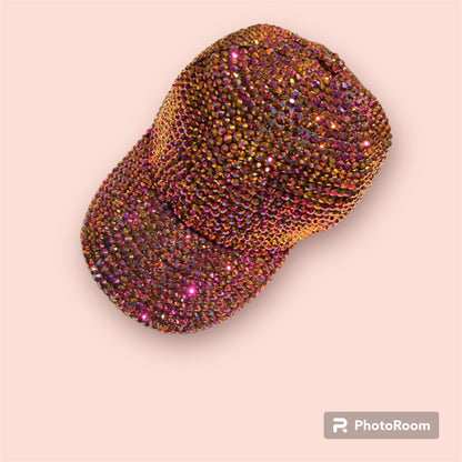 RHINESTONE CAP