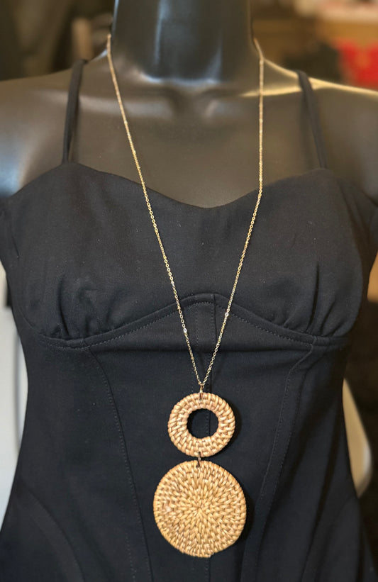 Wood necklace