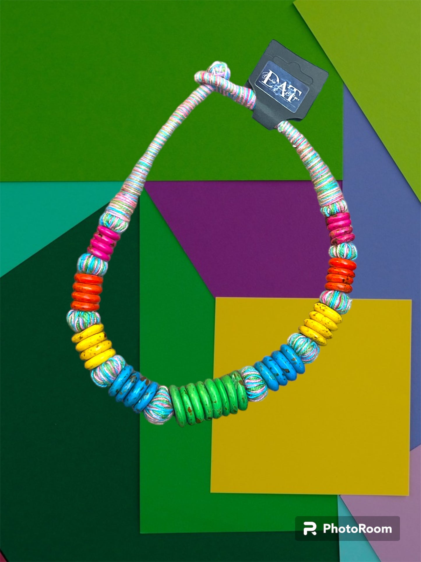 Multi color Bone necklace