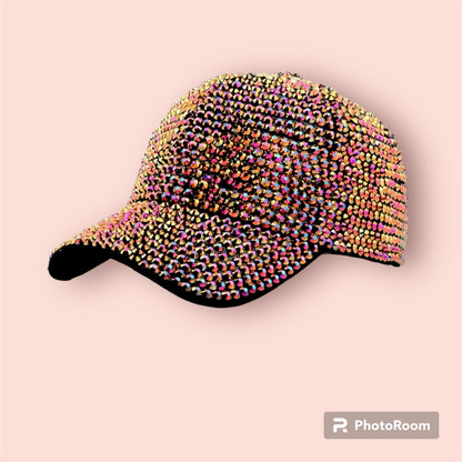 RHINESTONE CAP