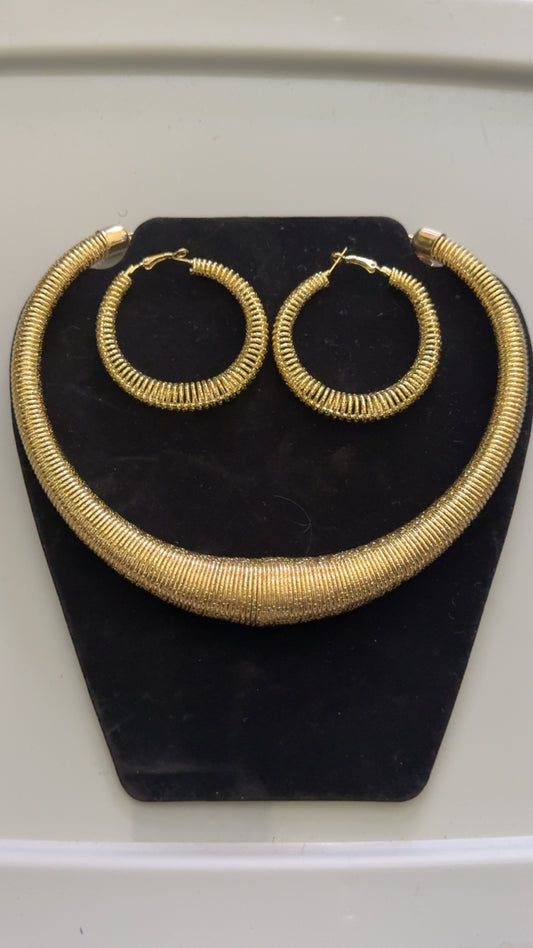 2pc gold set