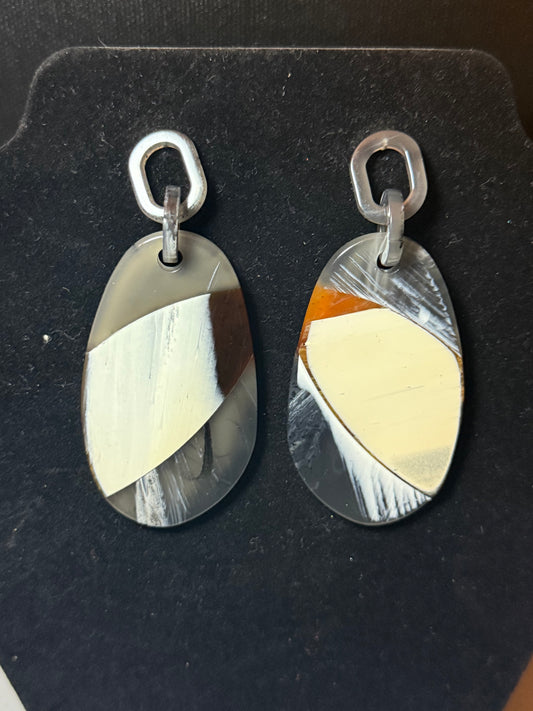 Stone like earrings