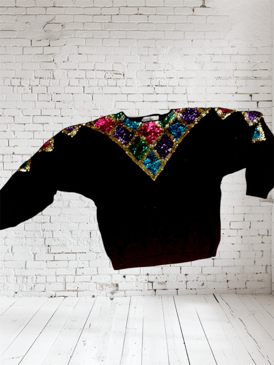 CRISTINA Sequin Sweater